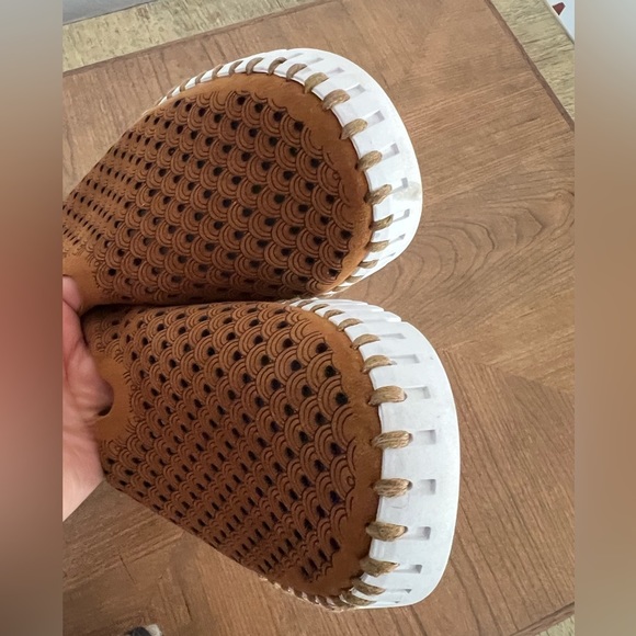 ILSE JACOBSEN Tulip 139 Suede Perforated Shoes Slip On Sneakers - Picture 4 of 16